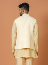 Kurta Jacket Set in Multicolour
