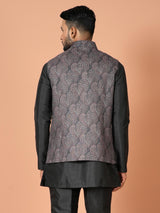 Kurta Jacket Set in Multicolour