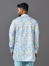 Short Kurta With Pant in Multicolor