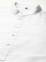 Off-White Silk Classic Kurta Set