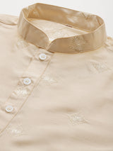 Cream Muslin Cotton Kurta Set
