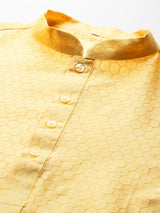 Yellow Muslin Cotton Kurta Set