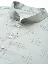 Mist Grey Kurta Set