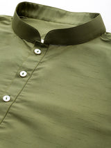 Chic Silk Blend Stylish Nehru Jacket Set