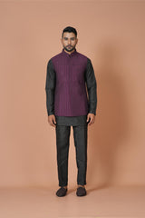Kurta Jacket Set in Multicolour