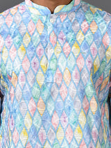 Short Kurta With Pant in Multicolor