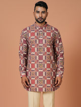 Short Kurta With Pant in Multicolor