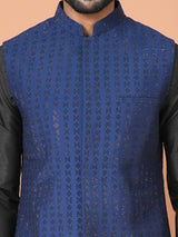 Kurta Jacket Set in Multicolor