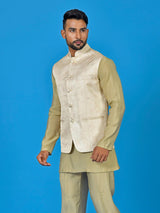 Designer Kurta Jacket Set In Multicolor