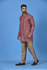 Kurta Jacket Set in Multicolour