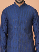 Kurta Jacket Set in Multicolour