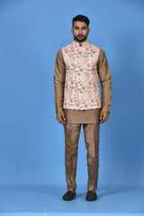 Kurta Jacket Set in Multicolour