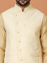 Kurta Jacket Set in Multicolour