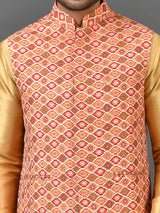 Kurta Jacket Set in Multicolour