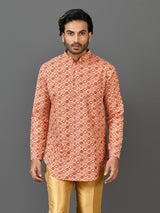 Short Kurta With Pant in Multicolor