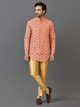 Kurta Jacket Set in Multicolour