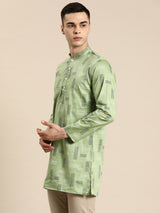 Pista Green Elegance Kurta Set