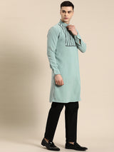 Light Green Rayon Kurta Set