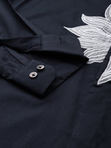 Sapphire Silk Shirt