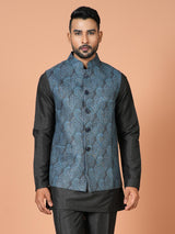 Kurta Jacket Set in Multicolour