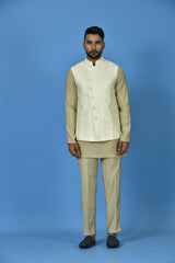 Designer Kurta Jacket Set In Multicolor