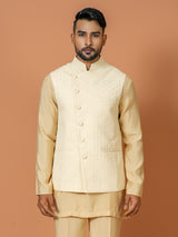 Kurta Jacket Set in Multicolour