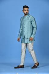 Kurta Jacket Set in Multicolour