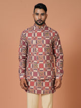 Kurta Jacket Set in Multicolour