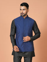 Kurta Jacket Set in Multicolor
