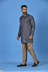 Short Kurta With Pant in Multicolor