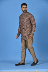 Kurta Jacket Set in Multicolour