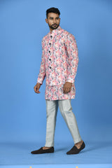 Kurta Jacket Set in Multicolor