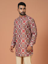 Short Kurta With Pant in Multicolor