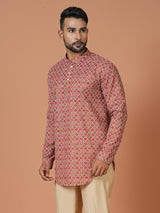 Short Kurta With Pant in Multicolor