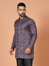 Short Kurta With Pant in Multicolor
