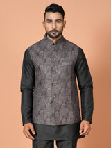 Kurta Jacket Set in Multicolour