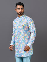 Short Kurta With Pant in Multicolor