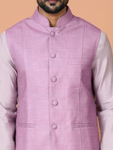 Kurta Jacket Set in Multicolour