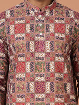 Short Kurta With Pant in Multicolor