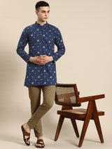Navy Elegance Kurta Set