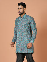 Short Kurta With Pant in Multicolor