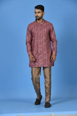 Short Kurta With Pant in Multicolor