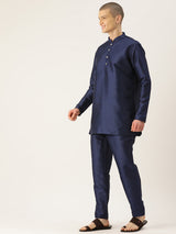 Vibrant Silk Blend Kurta Set