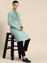Light Green Rayon Kurta Set