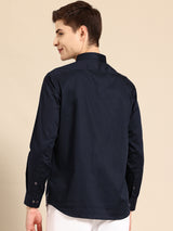 Sapphire Silk Shirt
