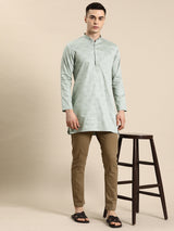 Mist Grey Kurta Set