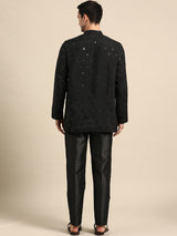 Timeless Black Cotton Kurta Set