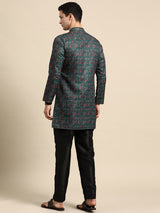 Trendy Blue Cotton Kurta Set