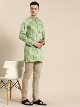 Pista Green Elegance Kurta Set