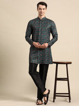 Trendy Blue Cotton Kurta Set